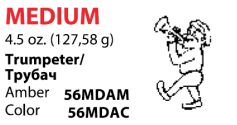 Резиновая тяга Trumpeter (Трубач) 5/16 MEDIUM (7/9 mm) 4.5oz (127.58g)