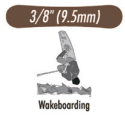 Резиновая тяга Wakeboarding (Вейкбординг)  (3/8) 10 mm HEAVY (6 oz.)
