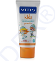 Зубная паста-гель детская VITIS kids от 2 до 6 лет, со фтором (1000ppm), вишневый вкус, 50мл
