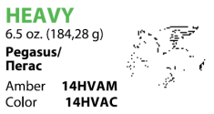 Резиновая тяга Pegasus (Пегас) 1/4 HEAVY (6/4 mm) 6.5oz (184.28g)